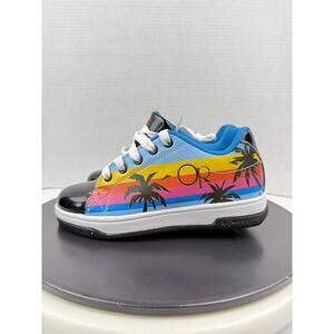 Heelys OP Skate Shoes Wheels Ocean Pacific Youth Size 2Y Kids Sneakers Skater